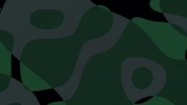 1960 'ların filozofik lavalamp etkisine sahip akışkan stilize ordu kamuflajının bir animasyonu.