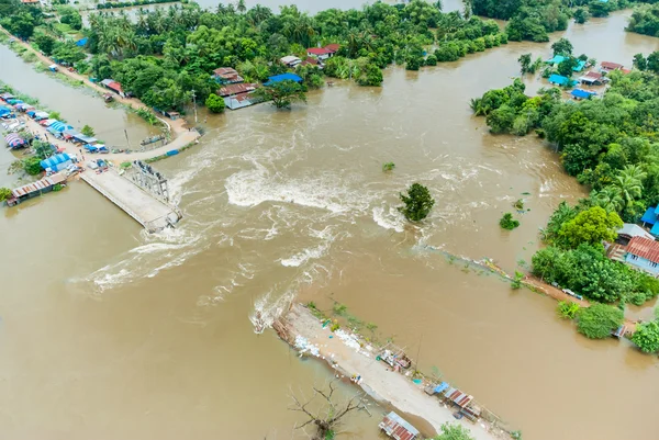 Tailandia inundaciones, desastres naturales — Foto de Stock