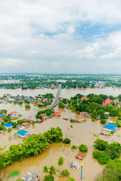 Tailandia inundaciones, desastres naturales — Foto de Stock