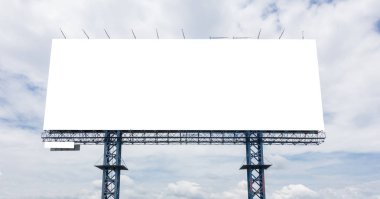 Reklam panoları gökyüzü açık havada uzay