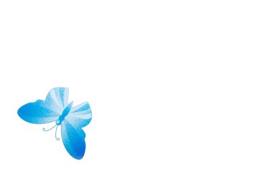  Kelebek üzerinde beyaz blackground tavan boyalı