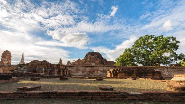 Co Mahathat w Ayutthaya — Zdjęcie stockowe