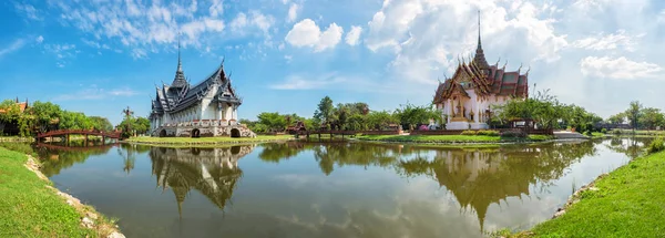 Sanphet Prasat Palace, Cidade Antiga, Bancoc, Tailândia — Fotografia de Stock