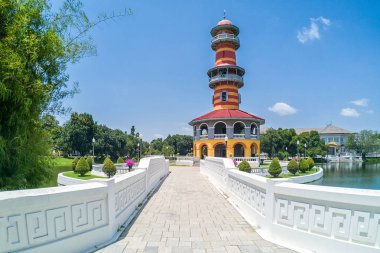 Ho Withun Thasana veya bilgelerin uyanık, landmark Bang Pa-In Kraliyet Sarayı, Tayland at.