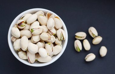 Antep fıstığı beyaz kase