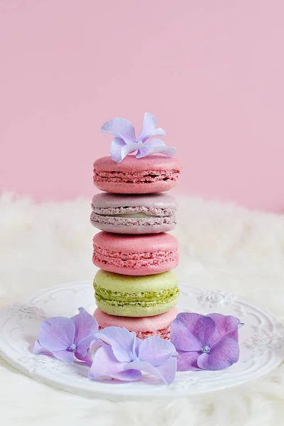 French colorful macarons — Stock Photo, Image