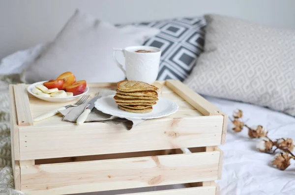 Colazione a letto — Foto Stock