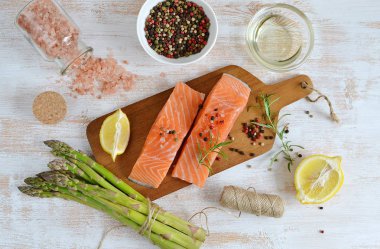 Somon pişirme ham fileto balık 