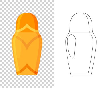 Termos vektör vakum şişesi veya şişe sıcak içecek kahve veya çay resimde metal dizi kapsayıcı veya alüminyum kupa beyaz arka plan üzerinde izole şişelenmiş