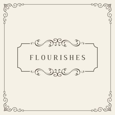 Retro düğün davetiyeleri, reklamcılık ya da metnin için başka bir tasarım ve yer. Çerçeveyi güzelleştirir. Vintage süsleme tebrik kartı vektör şablonu