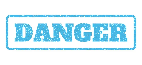 Danger tampon caoutchouc — Image vectorielle