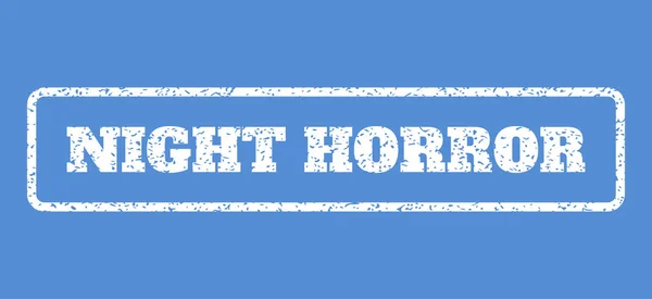 Nacht-Horror-Stempel — Stockvektor