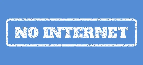 Sin sello de goma de Internet — Vector de stock