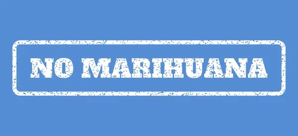 Sin sello de goma de marihuana — Archivo Imágenes Vectoriales