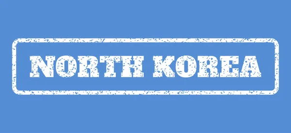 Nordkorea gummistämpel — Stock vektor