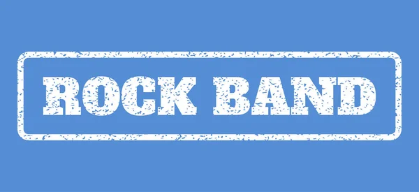 Rock Band gummistämpel — Stock vektor