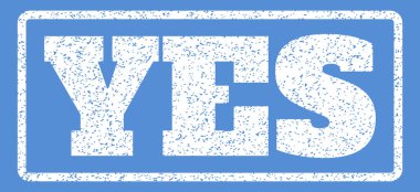 Evet lastik damgası