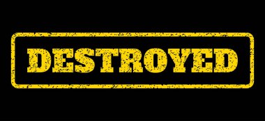 Yok edilen lastik damgası