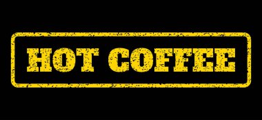 Sıcak kahve kauçuk baskı