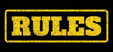 Kurallar lastik damgası