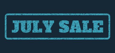 Temmuz Satılık lastik damgası