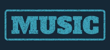 müzik lastik damgası