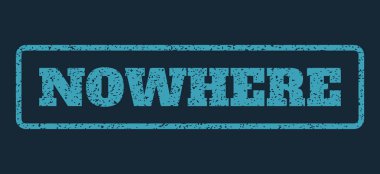 Hiçbir yerde lastik damgası