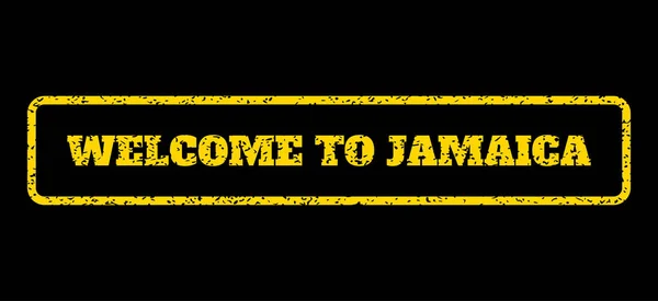 Bem-vindo ao selo de borracha Jamaica —  Vetores de Stock