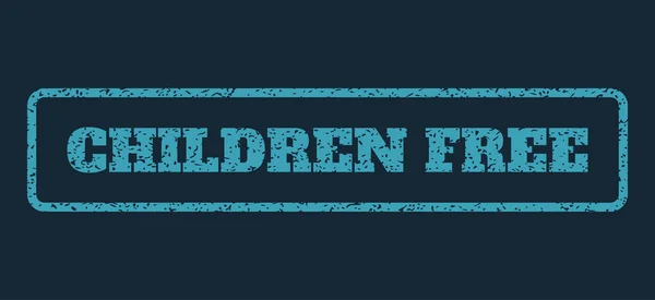 Enfants Timbre en caoutchouc gratuit — Image vectorielle