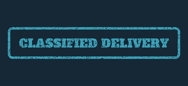 Классифицированная резиновая печать DELIVERY — стоковый вектор