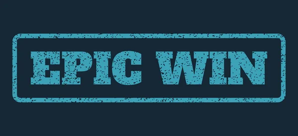 Epic Win резиновый штамп — стоковый вектор