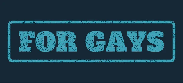 Pour gay tampon en caoutchouc — Image vectorielle