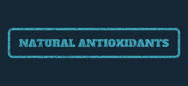 Antioksidan alami Perangko Karet - Stok Vektor