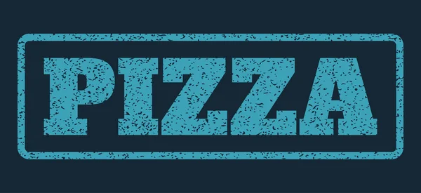 Pizza razítko — Stockový vektor