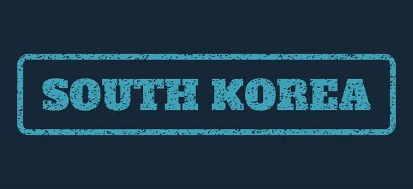 Timbre en caoutchouc Corée du Sud — Image vectorielle