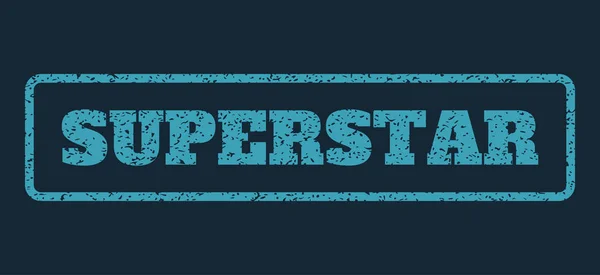 Superstar Rubberstempel — Stockvector