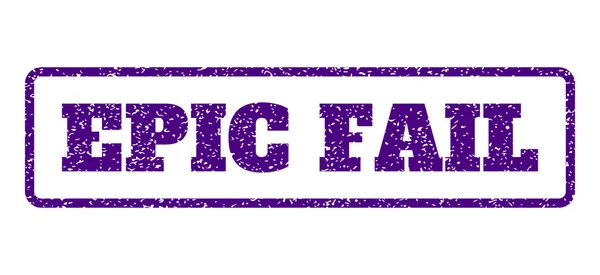 Epic Fail Rubber Stamp — Stock Vector