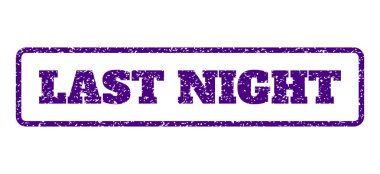Dün gece lastik damgası