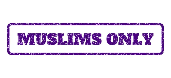 Muslimové pouze razítko — Stockový vektor