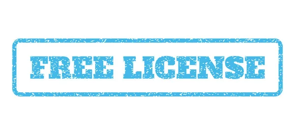 Sello de goma de licencia libre — Vector de stock