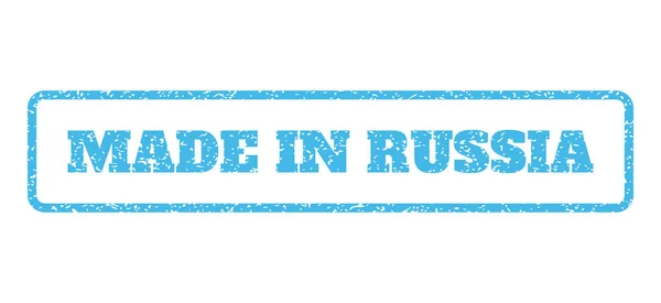 Hecha en Rusia Sello de goma — Vector de stock