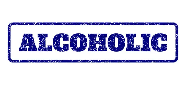 Alkoholos gumibélyegző — Stock Vector