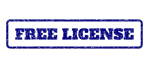 Timbre de licence gratuit en caoutchouc — Image vectorielle