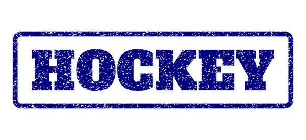 Hockey Rubber Stamp — Stock Vector