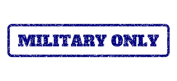 Στρατιωτική μόνο καουτσούκ σφραγίδα — Διανυσματικό Αρχείο