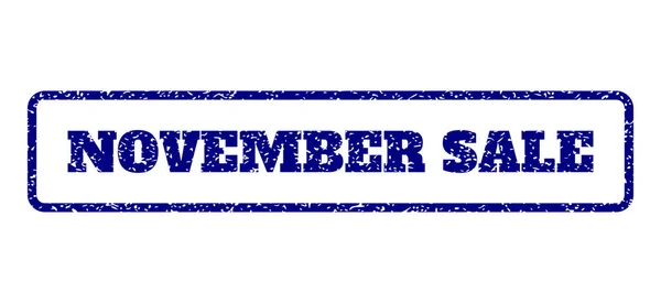 November verkoop Rubberstempel — Stockvector