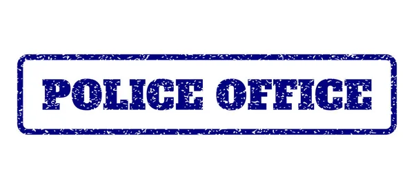 Oficina de policía sello de goma — Vector de stock