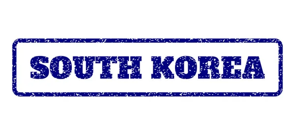 Güney Kore lastik damgası — Stok Vektör