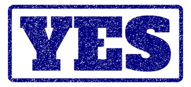 Evet lastik damgası