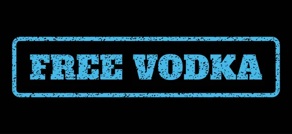 Free Vodka Ruber Stamp — стоковый вектор